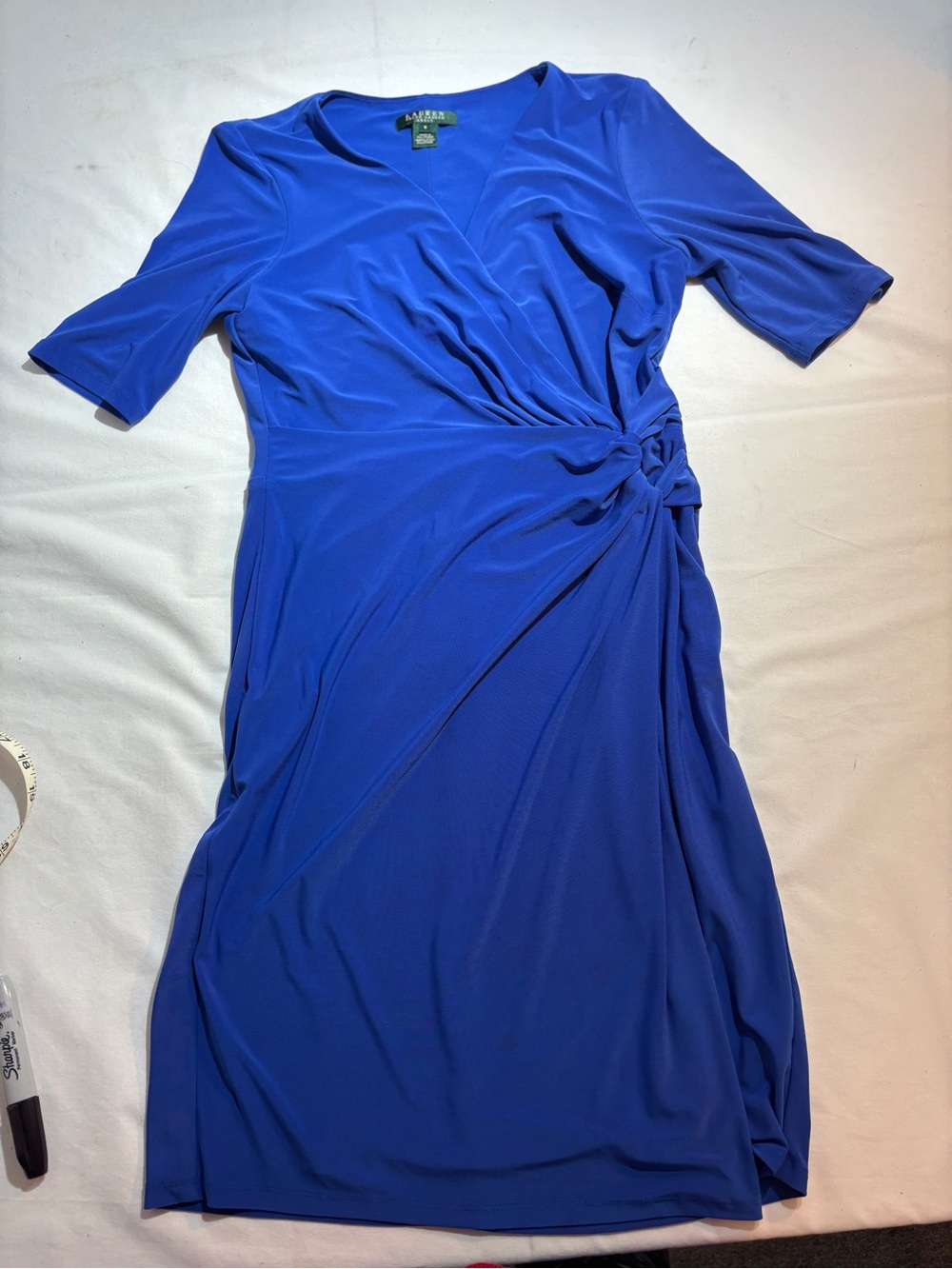Lauren, Ralph Lauren blue wrap dress size 8